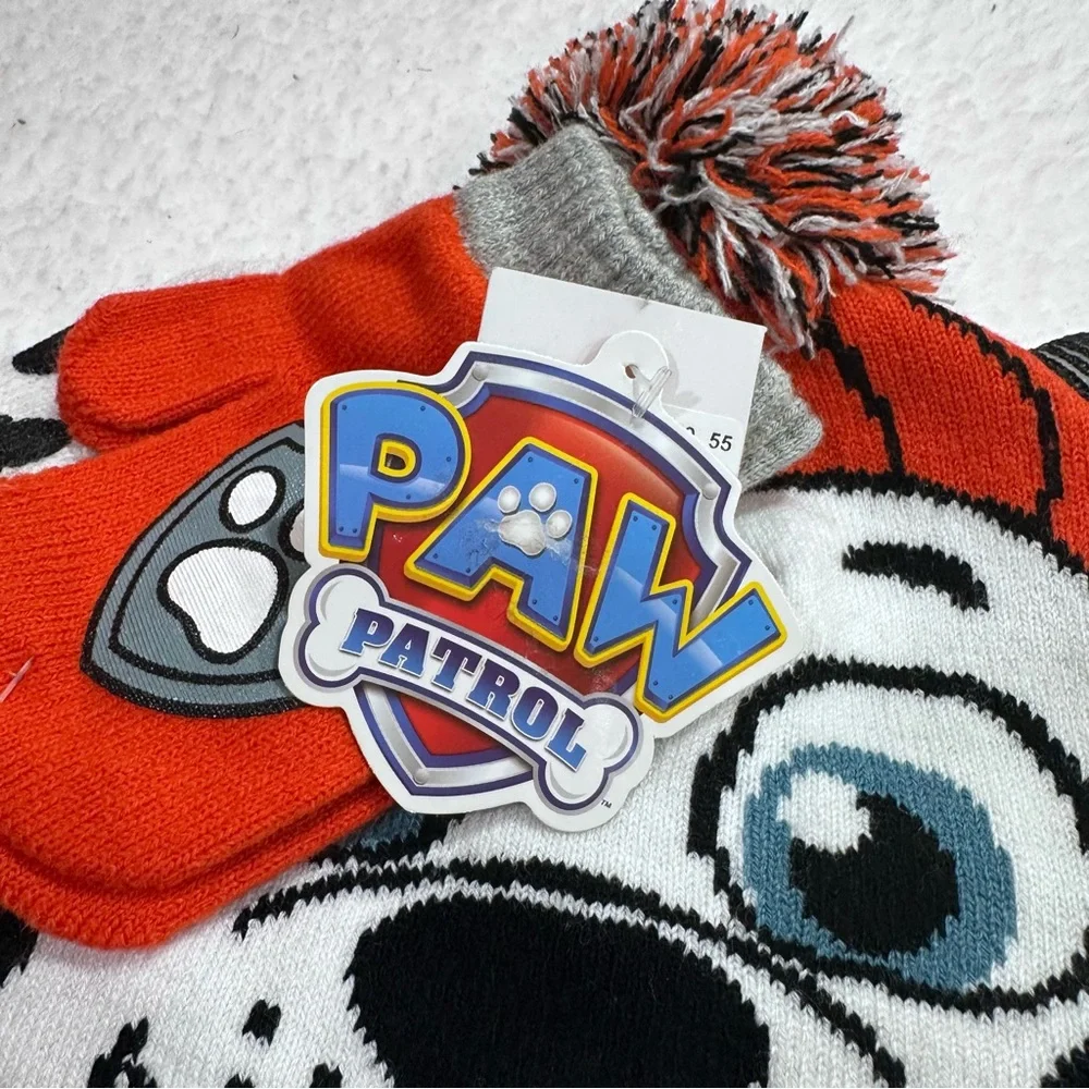 Toddler Paw Patrol Hat and Mitten Set